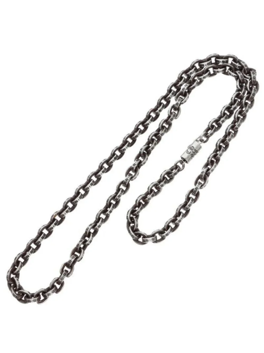 Chrome Hearts Paper Chain 18 Silver Necklace